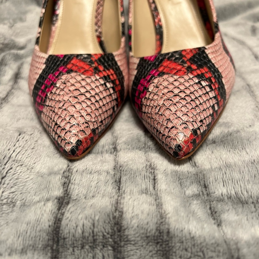 Nine West Snake Print Heels - image 6